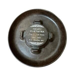 Vintage Bakelite Ashtray Henry Vietstra livestock dealer  wausau advertising